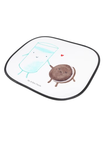 Mr. & Mrs. Panda auto hitzeschutz Milch Keks ohne Spruch in Weiß