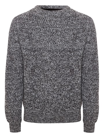 Threadbare Strickpullover Reed in Jet Black / Ecru Twist