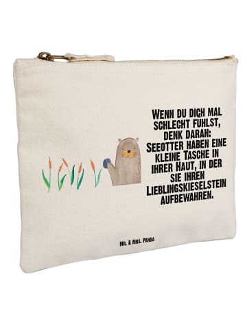 Mr. & Mrs. Panda Etui Otter Stein mit Spruch in Weiß