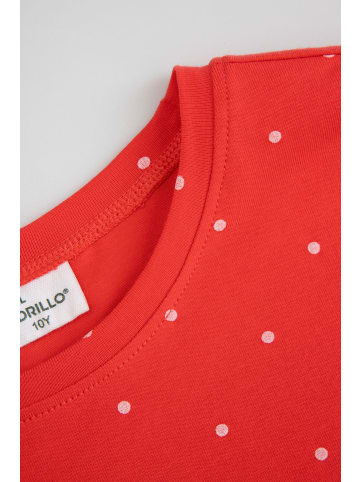 Coccodrillo T-Shirt mit kurzen Ärmeln in rot