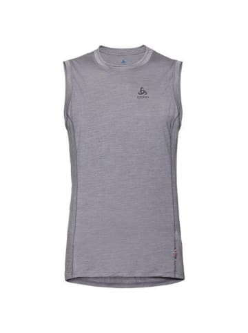 Odlo Tanktop SUW TOP Crew neck Singlet in Hellgrau