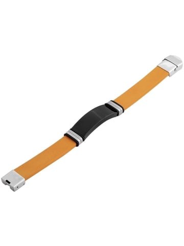 Adeliás Unisex Armband aus Leder 21 cm in braun