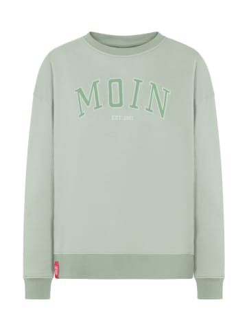 Derbe Sweatshirt Moin in Desert sage