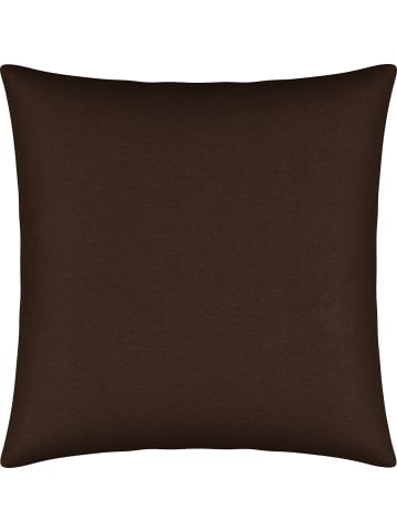 Erwin Müller Single-Jersey Kuschelkissenbezug Murnau in dunkelbraun