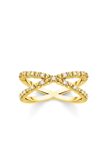 Thomas Sabo Ring in gold, weiß