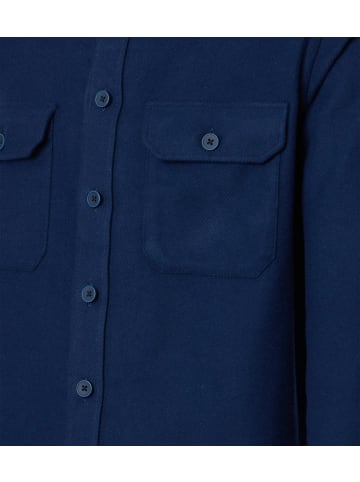 Redmond Langarm-Hemd in blau