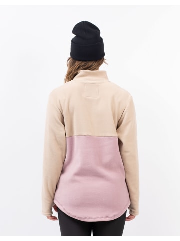 eivy Fleecepullover Techlight Halfzip Fleece 2 in Sand Faded Woodrose