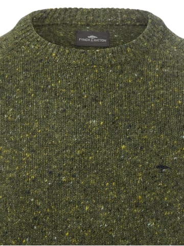 FYNCH-HATTON Pullover in oliv - 0001