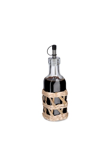 Zeller Essig- und Olivenölspender BOHO, 150 ml in Transparent, Ø 6,2 x (H) 19,5 cm