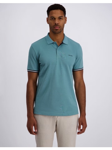 Pierre Cardin Kurzarm-Poloshirts in Mineral Blue