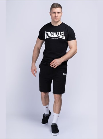 Lonsdale Trainingsanzug "Moy" in Schwarz