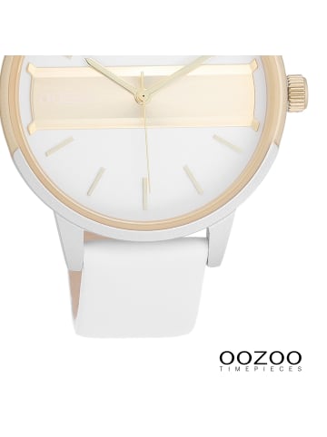 Oozoo Armbanduhr Oozoo Timepieces weiß groß (ca. 42mm)