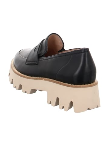 Paul Green Mokassin Slipper in Schwarz