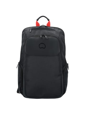 Delsey Parvis Plus Rucksack 43 cm Laptopfach in schwarz