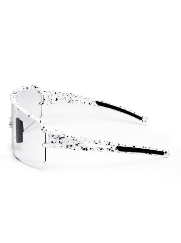 YEAZ SUNSPOT Sport-Sonnenbrille schwarz/transparent in weiß / transparent