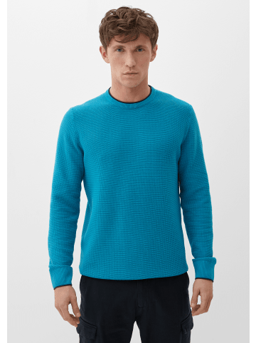 s.Oliver Strickpullover langarm in Petrol