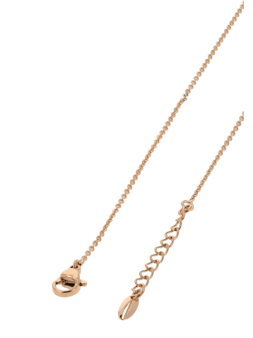 faina Women Chain Necklace in Rose Gold  Pink
