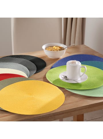 Erwin Müller Tischset 4er-Pack Amadora in taupe