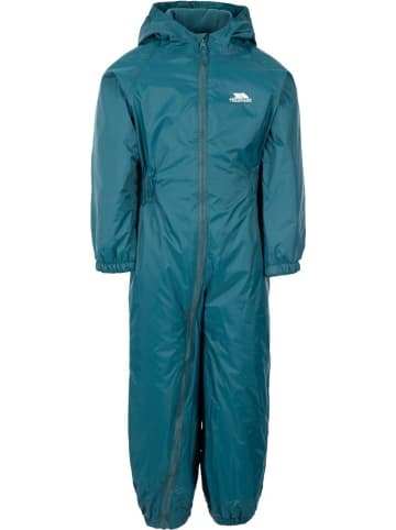 Trespass Kinder Schneeanzug "Button Rain Suit" in Grün