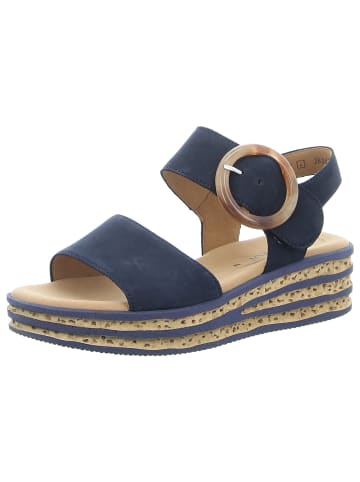 Gabor Keilsandalette in blau