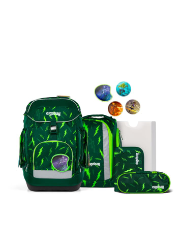 Ergobag Grundschulranzen-Set MAXI Bärtastisch 6-tlg. in Grün