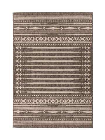 Flachgewebe Teppich Saliha 225 in Braun Creme