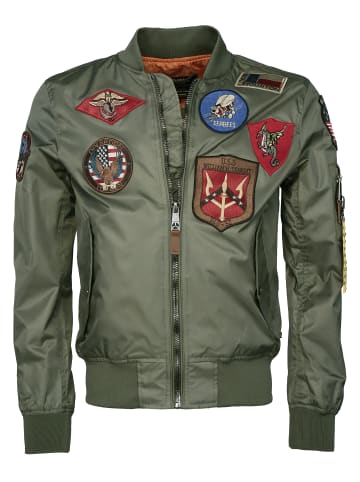 TOP GUN Nylonjacke TG20191055 in oliv