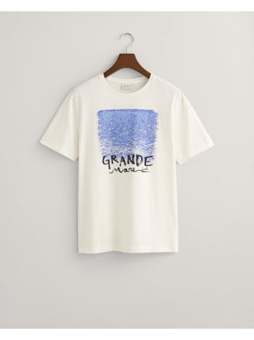 Gant T-Shirt in eggshell