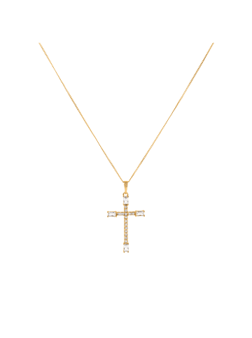 Luxenter Halskette Buteo mit 18 Karat Gelbgold-Finish – BUTEO