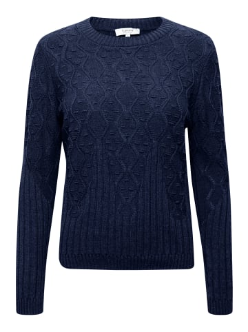 b.young Strickpullover BYOLGI JUMPER 3 - 20812262 in blau