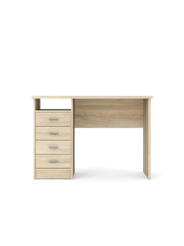 ebuy24 Schreibtisch Fula Eiche Dekor 110 x 48 cm