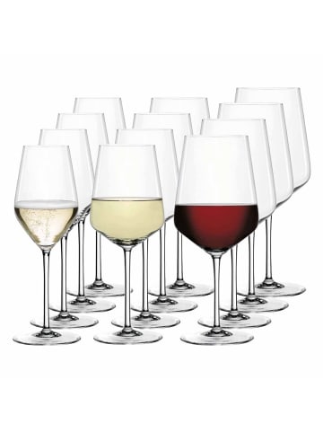 Spiegelau 12-tlg. Wein- und Sektgläser-Set Style in Transparent – in transparent