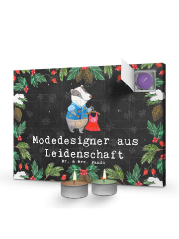 Mr. & Mrs. Panda Adventskalender Modedesigner Leidenschaft mit S... in Kreidetafel