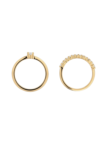 Elli Ring 925 Sterling Silber in Gold