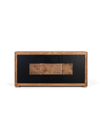 Giner y Colomer Modernes Sideboard aus Mangoholz und Eisenbeinen in Brown