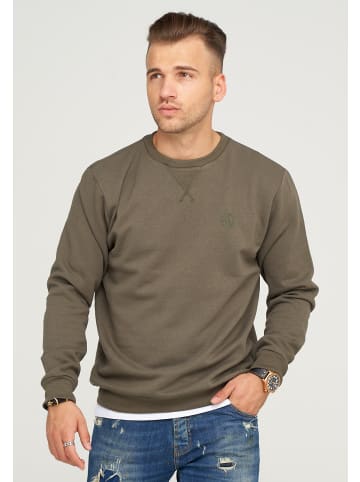 SOULSTAR Sweatshirt PORT LOUIS in Olive