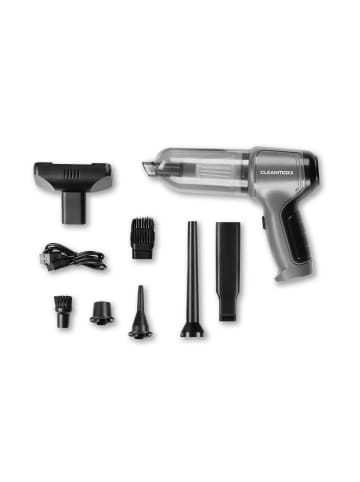 Clean Maxx Akku-Zyklon-Handstaubsauger Set 9-tlg. 7,4V anthrazit/schwarz grau