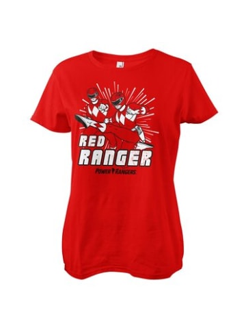 Power Rangers Shirt "Red Ranger Girly Tee" in Rot