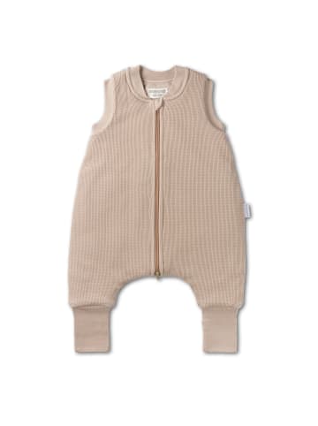 Hofbrucker Baby Winter Schlafsack mit Füßen MATTI in Taupe