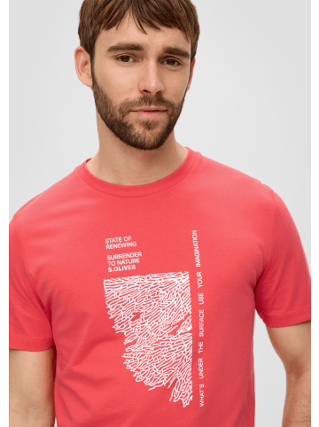 s.Oliver T-Shirt kurzarm in Rot