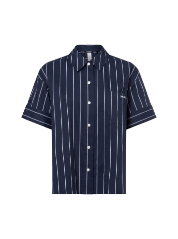 JOOP! Bluse Beatrice in marine weiß