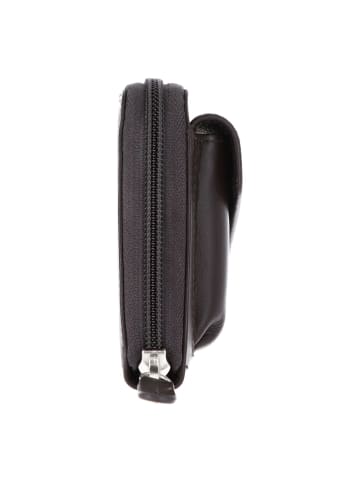 Golden Head Polo Geldbörse RFID Schutz Leder 19.5 cm in dunkelbraun