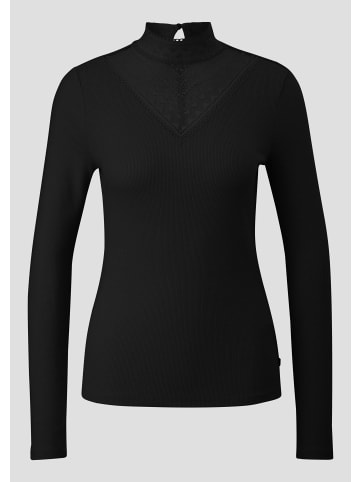 QS T-Shirt in 9999_schwarz