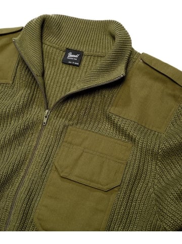Brandit Strickjacke / Cardigan "BW Cardigan" in Khaki