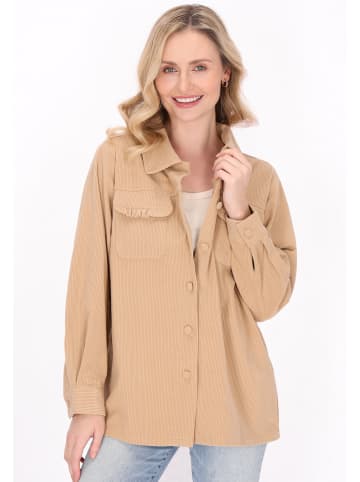 Usha Women Jacket in Beige