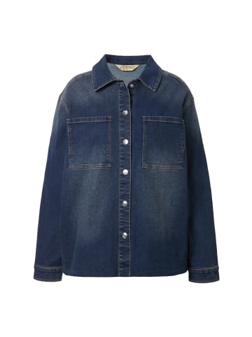 Studio Untold Hemdbluse in dark blue denim