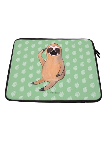 Mr. & Mrs. Panda Hülle Laptop Faultier Vogel ohne Spruch in Tropengrün