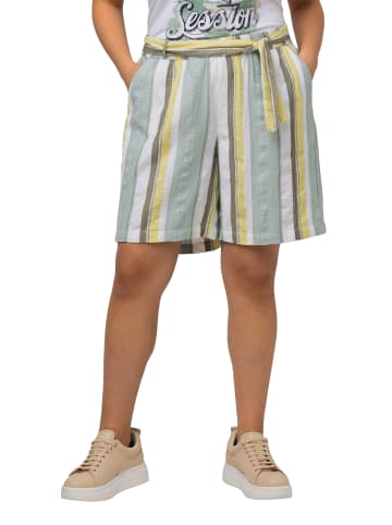 Ulla Popken Shorts in helles moosgrün