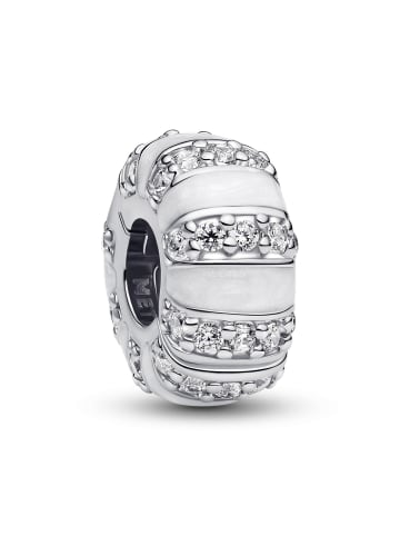 Pandora Clip-Charm Steine und Emaille Silber