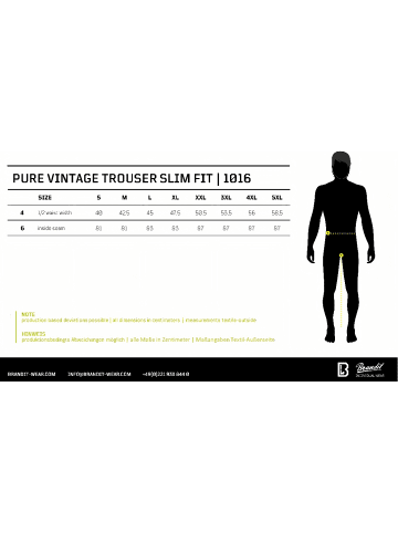 Brandit Cargohose "Pure Slim Fit Pants" in Camouflage